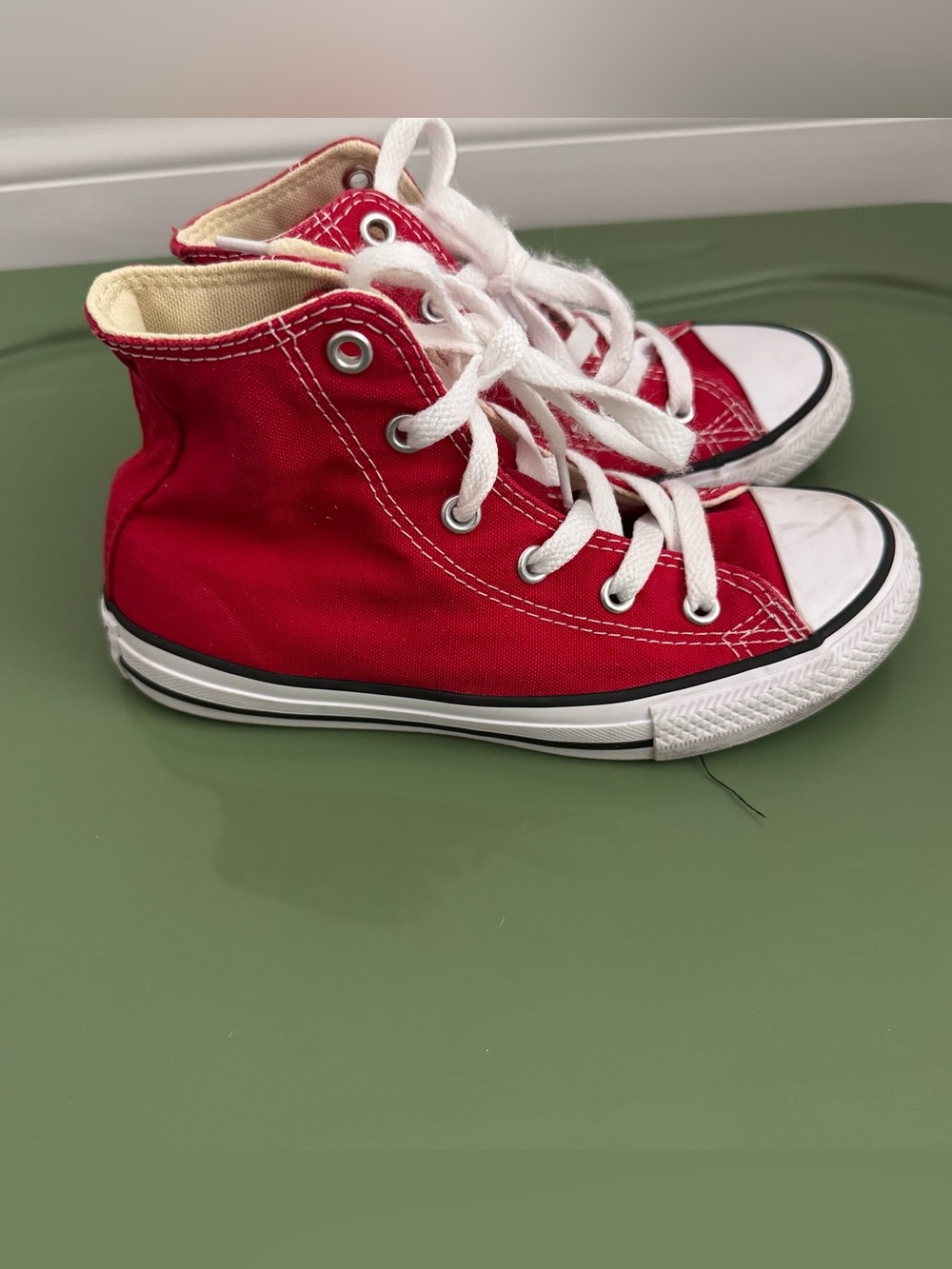 CONVERSE CHUCK TAYLOR ALL STAR YOUTH KIDS’ (11-3) HI-TOP CANVAS SNEAKER